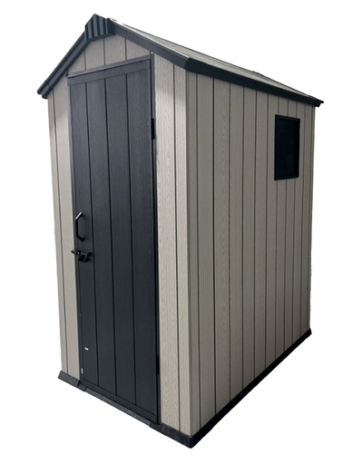 [KDAS0406] Cobertizo Apex 4 x 6 - 1660 x 2070 x 1110 mm